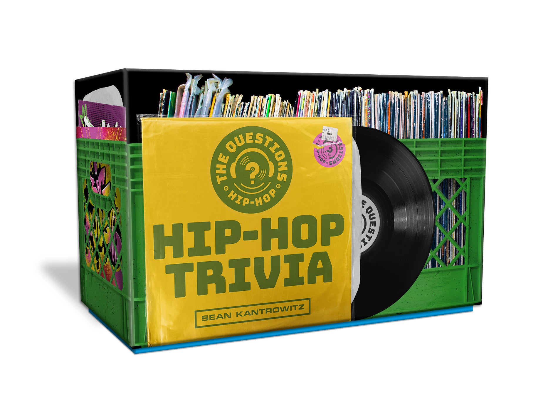 The Questions Hip-Hop Trivia card game box — 300 cards