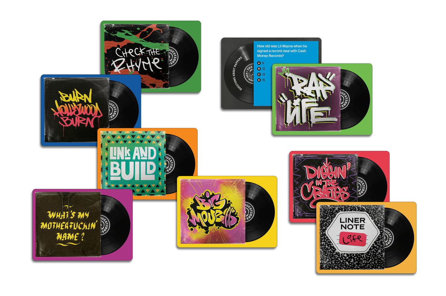 The Questions Hip-Hop Trivia Card Game
